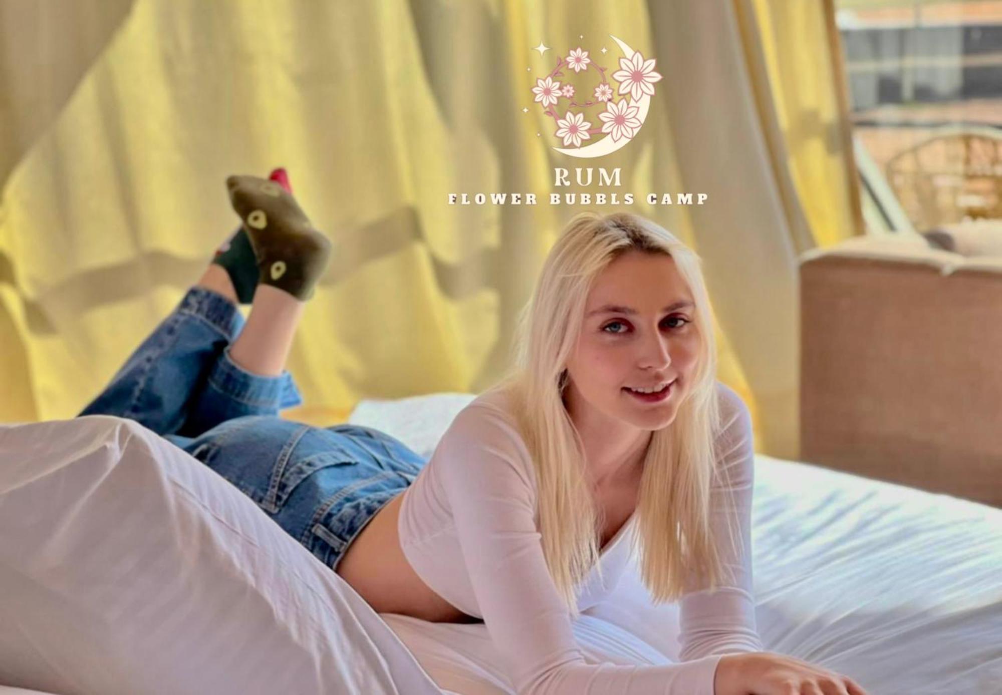 Rum Flower Bubbles Luxury Camp Wadi Rum Exterior foto